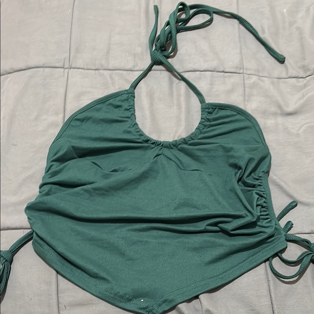 Green Halter Top